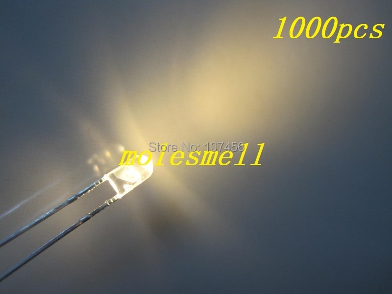   1000pcs 3mm Ʈ Ʈ ÷  ȭƮ LED 3mm     ȭƮ led 3mm LED  ȭƮ leds